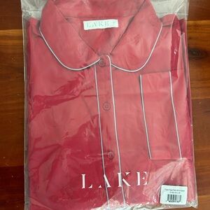 LAKE Poplin Piped Pants set size medium